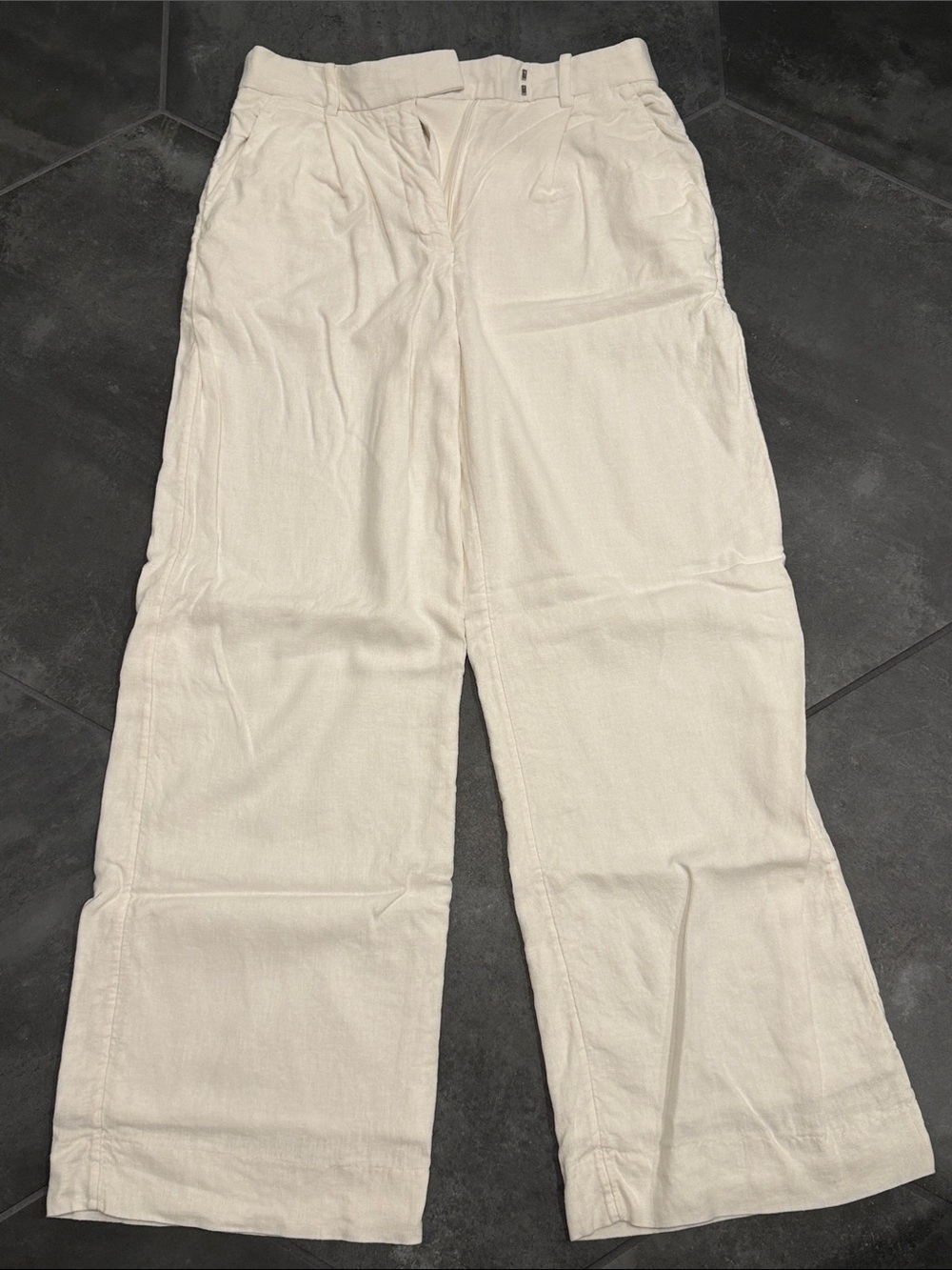 Abercrombie & Fitch Off-White Trousers